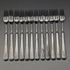 British Vintage Silver Plated Cutlery 12 Pair Set in Wooden Box Elkington